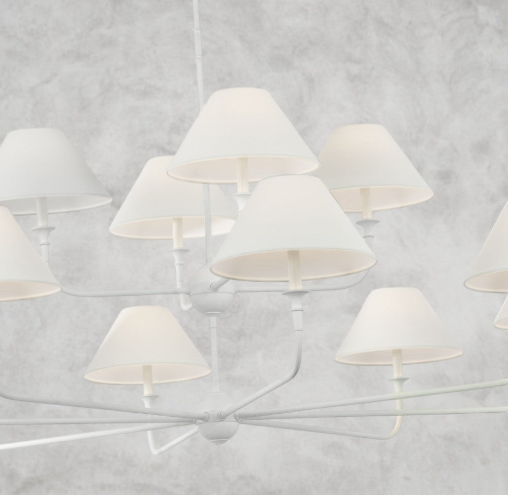 Piaf Two-Tier Chandelier 58", 72"